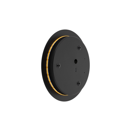 Kinkiet Ścienny Lampa Natynkowa LED 10W 130lm 3000K Ciepła Czarna RING LED M 7635 Nowodvorski