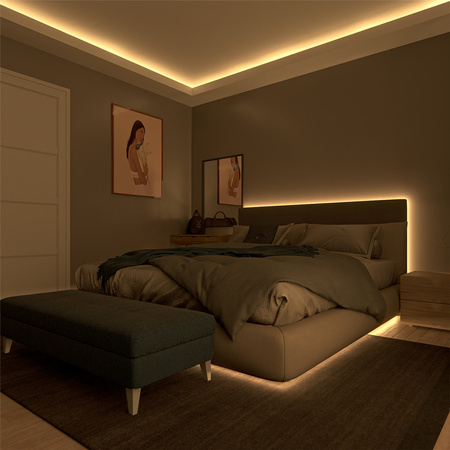 Pasek LED Taśma RGB 30m Ściemniana Wielokolorowa Pilot Philips