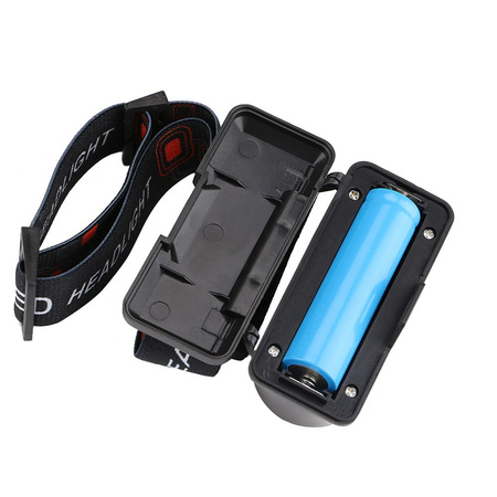 Latarka Czołowa LED Akumulatorowa XPE + COB VA0115 Vayox