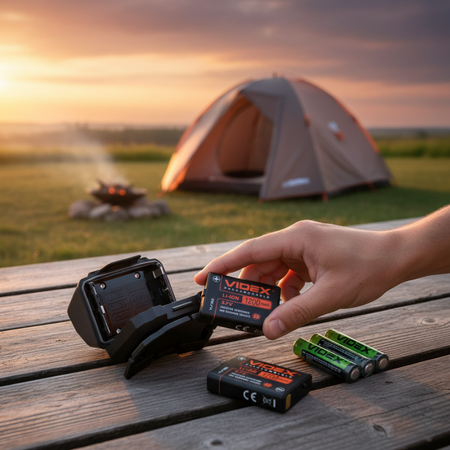 Akumulator Litowo Jonowy do Latarek Czołowych 1200mAh VLF-B12 VIDEX