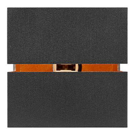 Kinkiet Ścienny Lampa Natynkowa G9 Czarny Złoty Costa Masterled