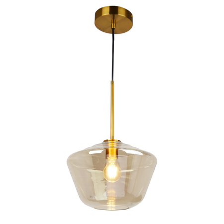 Lampa Sufitowa Wisząca Zwis E27 Złota Grea-m Sanico Goldlux