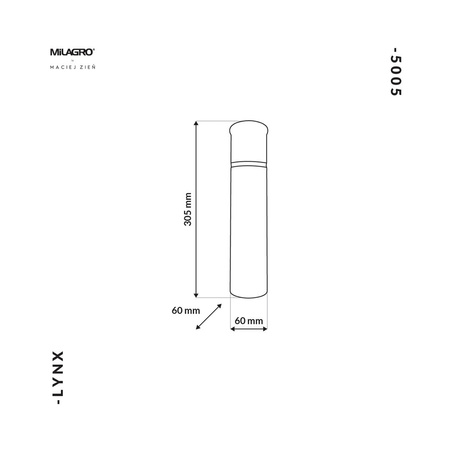Lampa Sufitowa LYNX 1xE14 Milagro