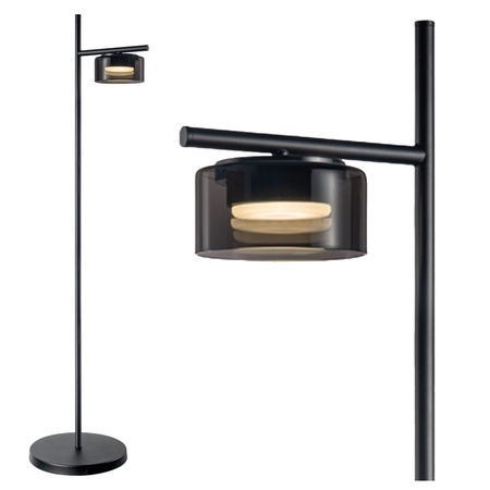 Lampa Podłogowa Oprawa Stojąca GX53 Czarna Ofelia Sanico Goldlux