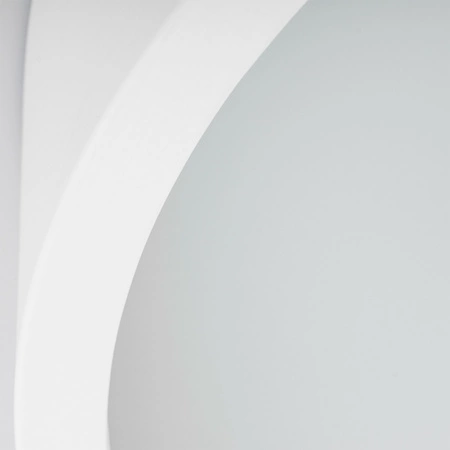 Plafon LED Lampa Sufitowa Natynkowa JASMIN 2x E27 Drewno Biały mat 37cm