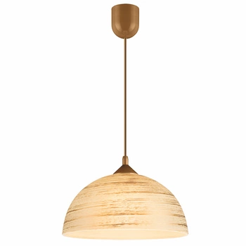 Lampa Wisząca Sufitowa MARCY E27 Złota Brązowa LM-1.1/3 Lamkur