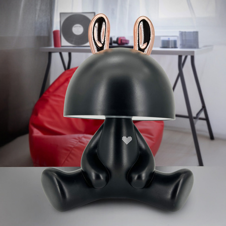 Lampka Dekoracyjna LED 2.5W 59lm 4000K Neutralna Czarna Złota Ściemnialna Fancy Sanico Goldlux