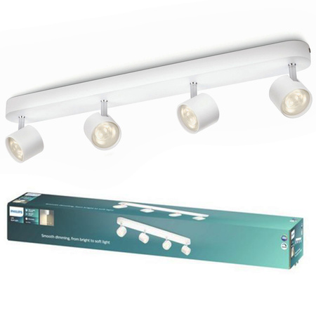Lampa Sufitowa Reflektor LED 18W 2000lm 2700K Biała Star Philips