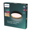Lampa Sufitowa Plafon LED 24W 2700lm 2700K SceneSwitch Czarna Hanno Philips