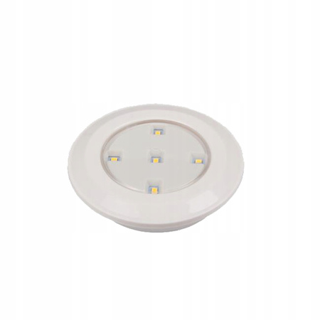 3x Lampka Podszafkowa LED Samoprzylepna z Czujnikiem Ruchu na Baterie 4000K 2xAAA Biała + Pilot