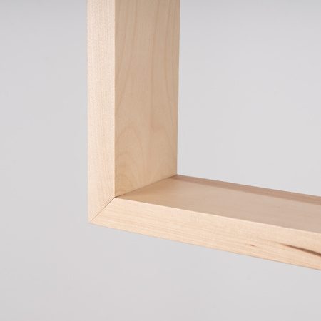 Lampa Sufitowa Wisząca Zwis E27 Żyrandol Kwadratowa Brązowa Skandynawska Aries Sollux