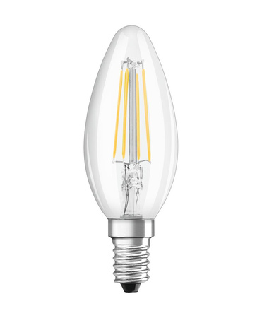 Żarówka LED B35 Świeczka E14 5.9W = 60W 806lm 2700K Ciepła 300° Ściemnialna Retrofit Filament CLASSIC Osram