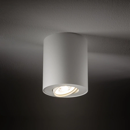 Oprawa Natynkowa Sufitowa GU10 SPOT TUBA Biała SET 8895 Nowodvorski