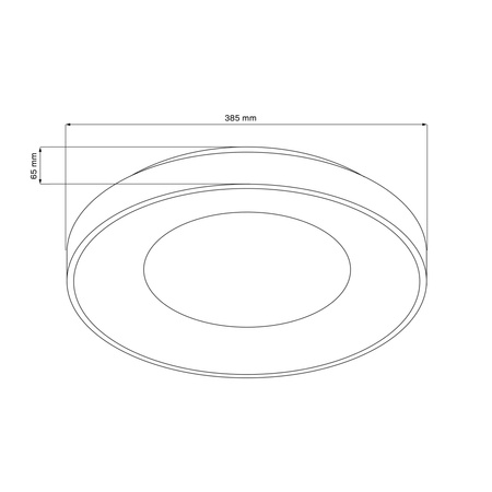 Plafon LED Oprawa Sufitowa 48W 5300lm CCT 120° Biała Czarna IP44 Pilot Ściemnialna Witold Sanico Goldlux