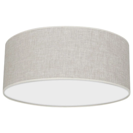 Plafon LED Lampa Sufitowa LINO Biała Lniana 2xE27 Milagro