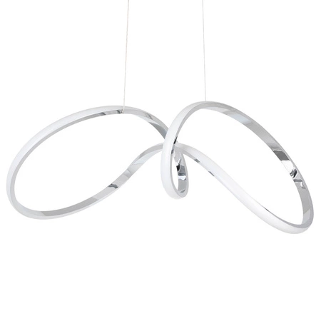 Lampa Wisząca Sufitowa TESORO Chrom 48W LED Milagro