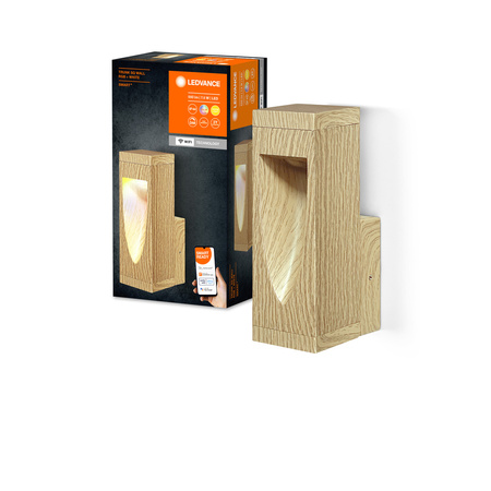 Lampa Ogrodowa Kinkiet Elewacyjny LED 7.5W 3000K Ciepła + RGB IP44 SMART+ WiFi Ściemnialna Trunk Wall LEDVANCE
