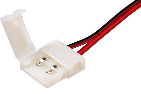 Złączka do taśmy LED 2PIN 2-stronna z przewodem 10mm