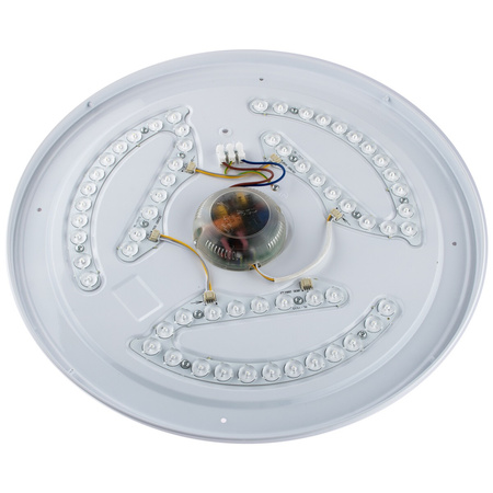 Plafon LED sufitowy łazienkowy 72W 3000-6500K Biały Okrągły Diament 57cm + Pilot