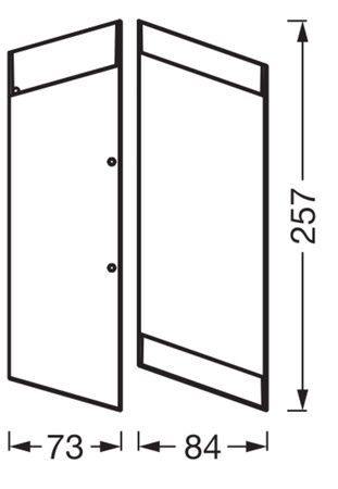 Kinkiet Ogrodowy Lampa Elewacyjna Zewnętrzna LED 10W 690lm 3000K Ciepła Szary IP54 Endura Osram