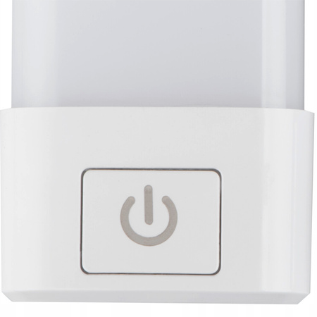 Lampa Ścienno Sufitowa LED Oprawa Łazienkowa z Włącznikiem 15W 4000K IP44 60cm Biała KANLUX