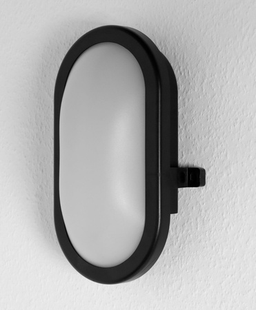 Lampa LED Przemysłowa Zewnętrzna Kinkiet Elewacyjny 11W 840lm 4000K IP54 Czarny z Modułem Awaryjnym Bulkhead Ledvance