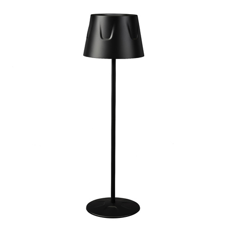 Lampa Ogrodowa LED Stojąca Ozdobna Stołowa Nocna USB Ściemnialna Dotykowa Czarna FIORA LUMILED