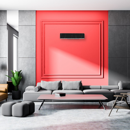 Lampa Ścienna Kinkiet PIERCE Czarna 12W LED Milagro