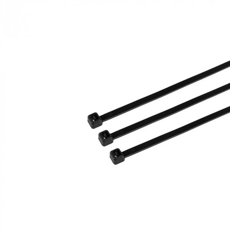 Opaski Zaciskowe Kablowe 4.6x250 mm Czarne UV TRYTYTKI TRYTKI ZIPERKI PREMIUM OKP-46250B .MORE 100 szt.