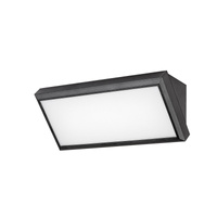 Lampa Ogrodowa Zewnętrzna Kinkiet Elewacyjny LED 12W 1000lm 4000K IP54 Czarny Nowoczesny Rapla Rabalux