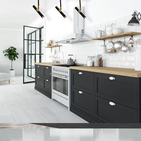 Lampa Sufitowa MONZA Czarna Złota 3xG9 Milagro