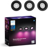 3x Oprawa Podtynkowa Wpuszczana LED 4.2W 400lm IP20 White and Color Ambiance RGB + TW Czarna Inteligentna SMART Zigbee Bluetooth Centura Philips HUE