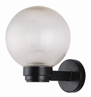 Lampa Ogrodowa LED Kinkiet Elewacyjny PALERMO E27 IP43 Kula do Góry 20cm Czarna RABALUX