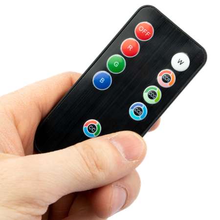 Lampa Ogrodowa LED Solarna Wbijana RGB KULA 30cm Biało-srebrna + Pilot VOLTENO