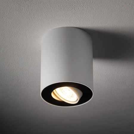 Oprawa Natynkowa Sufitowa GU10 SPOT TUBA Biała SET 8898 Nowodvorski