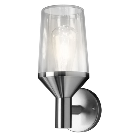 Lampa Ogrodowa Zewnętrzna Kinkiet Elewacyjny LED IP44 Srebrny Endura Ledvance