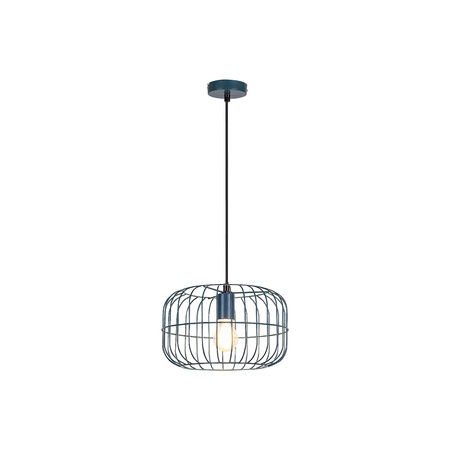 Lampa Wisząca Sufitowa Zwis E27 Niebieski Industrialny Xenia Rabalux