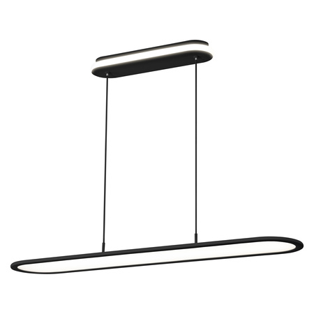 Lampa Sufitowa Wisząca Oprawa Biurowa Panel LED 57W 2700lm 4000K Neutralna Ściemnialna Czarny Office Line Ledvance