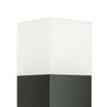 Lampa Ogrodowa Zewnętrzna Stojąca SŁUPEK Cube Max CB-MAX 400 BL E27 40cm Su-Ma