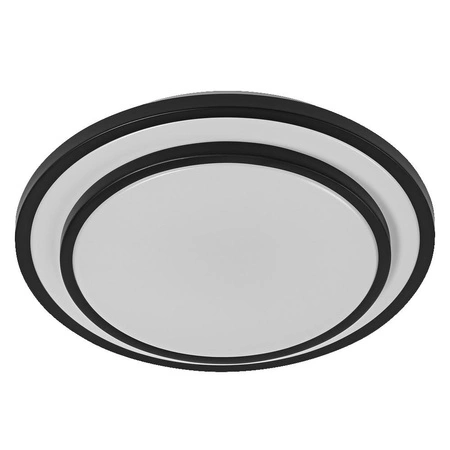 Plafon LED Lampa Sufitowa Natynkowa 16W 1000lm 3000K Ciepła Czarny 29cm Orbis Ledvance