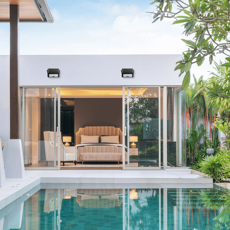 Naświetlacz EPAD LED 500lm 4000K IP65 5W Solarny Czarny Eko-Light