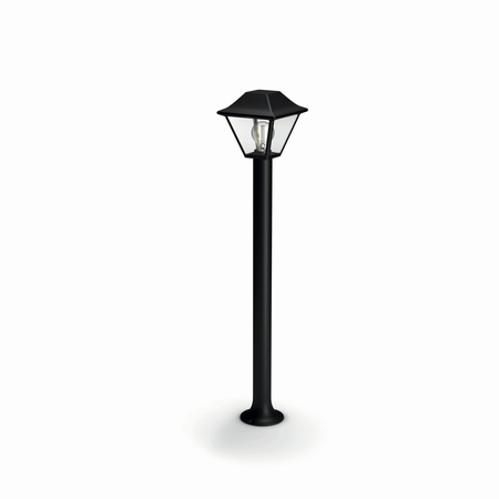 Lampa Ogrodowa LED Zewnętrzna ALPENGLOW myGarden E27 IP44 Słupek 90cm Latarnia Czarna PHILIPS