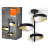 Lampa Sufitowa Dekoracyjnna Ozdobna Oprawa Oświetleniowa 3xG9 Czarna Memphis Ceiling LEDVANCE