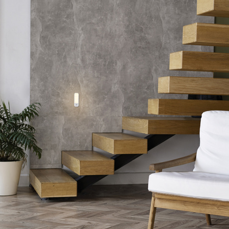 Lampka LED Nocna Akumulatorowa z Czujnikiem Ruchu 0.8W 50lm CCT 120° 750mAh Biała VIDEX