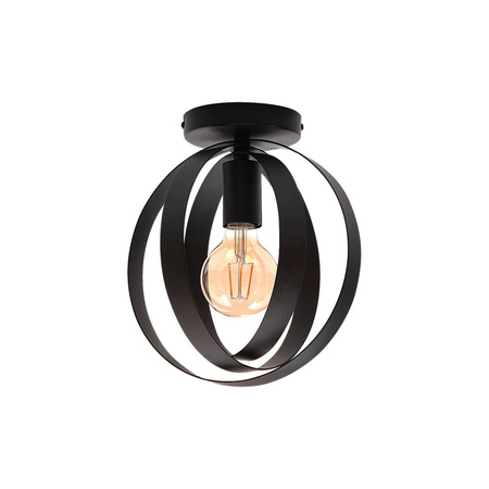 Lampa Sufitowa Dekoracyjna E27 Czarny Industrialny Cortado Rabalux
