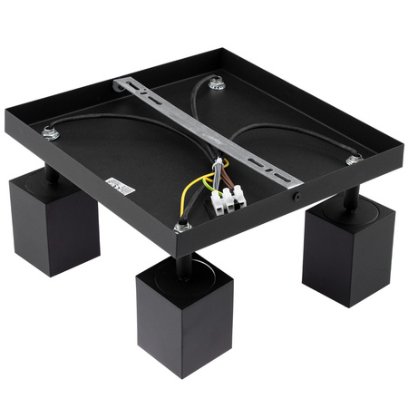 Lampa Sufitowa Reflektor 4xGU10 QUANTUS Czarna