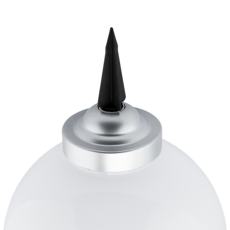 Lampa Ogrodowa LED SOLARNA Wbijana RGB NAZIEMNA KULA 30cm BIAŁA + Pilot VOLTENO