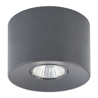 Lampa Sufitowa Oprawa Natynkowa ORION GRAPHITE Spot Halogenowa Grafitowa Okrągła GU10 3235 TK Lighting