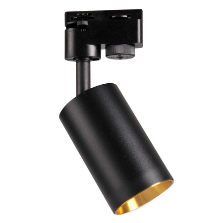 Reflektor Szynowy GU10 Czarny + Złoty do Szynoprzewodów Maribel POLUX