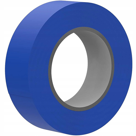 Mocna Taśma Izolacyjna PCV Wodoodporna 15mm x 0,13mm Granatowa 10m